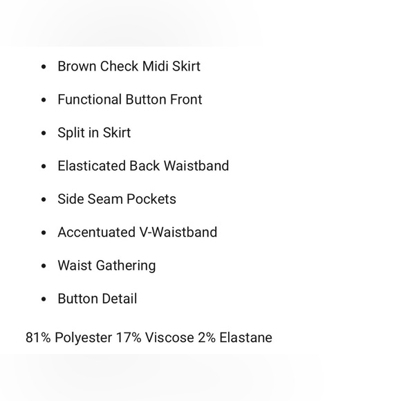 Disturbia Milo Check Button Down Midi Skirt - Picture 4 of 10